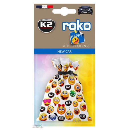 K2 ROKO HAPPY 25g - új autó illatosító